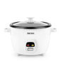 20-Cup Rice Cooker, Grain Cooker & Food Steamer White