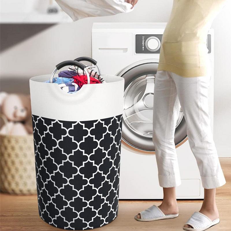 82L Laundry Basket Portable Foldable Home Laundry Storage Bag