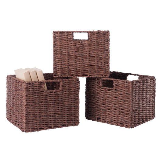 Tessa 3-Pc Woven Rope Basket Set